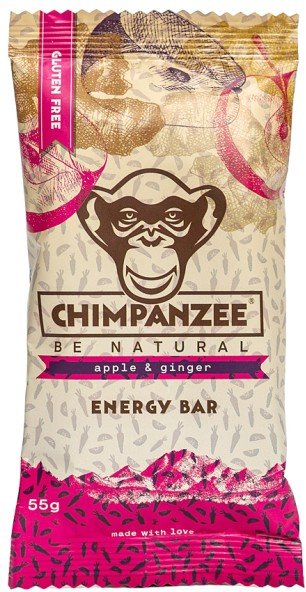 Chimpanzee - Energy Riegel Apple/Ginger - Energieriegel Gr 55 g