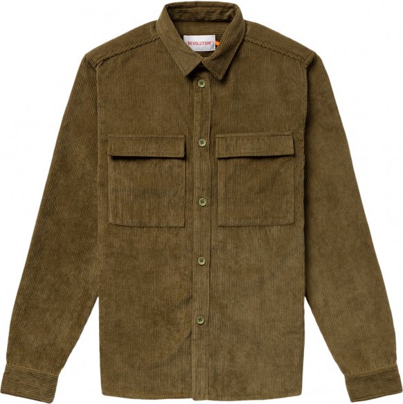 Revolution - Utility Shirt - Hemd Gr S braun