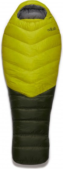 Thumbnail - Rab - Alpine 800 - Daunenschlafsack Gr bis 185 cm Körperlänge zest