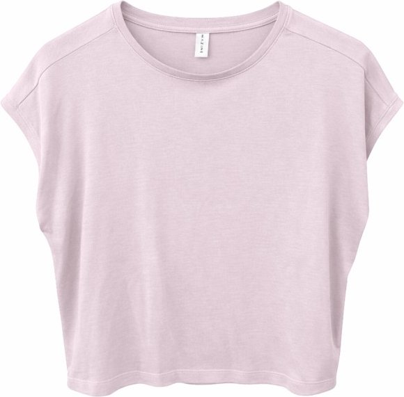 Mazine - Women's Ecovero Viscose Cropped T-Shirt - T-Shirt Gr L rosa