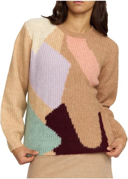 Selfhood - Women's Knit Sweater - Pullover Gr M beige