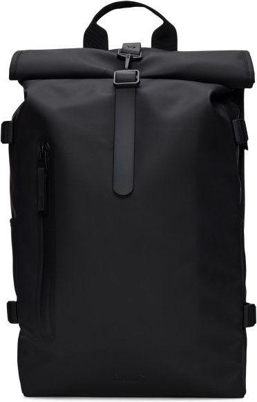 Rains - Rolltop Rucksack Large W3 23 - Daypack schwarz