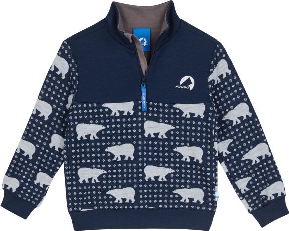 Finkid - Kid's Masi Nordik - Wollpullover Gr 100/110 blau