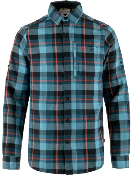 Fjällräven - Fjällglim Shirt - Hemd Gr M blau
