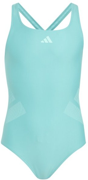 adidas - Kid's 3 Bar Logo C-Back Suit - Badeanzug Gr 152 türkis