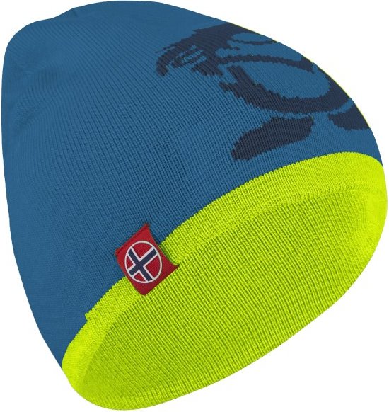 Trollkids - Kid's Troll Beanie - Mütze Gr 48-52 cm - 2-5 Years blau