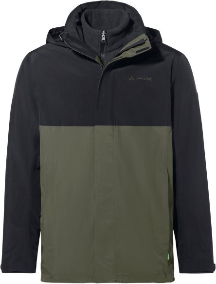 Vaude - Rosemoor 3in1 Jacket - Doppeljacke Gr XL schwarz/oliv