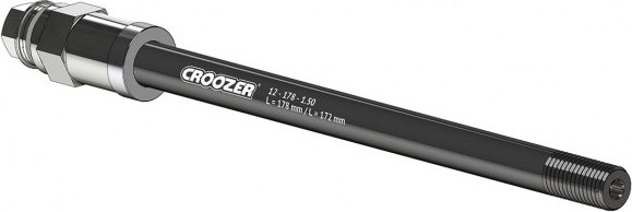 Croozer - Steckachsadapter Gr 12 x 198 x 1,75 schwarz