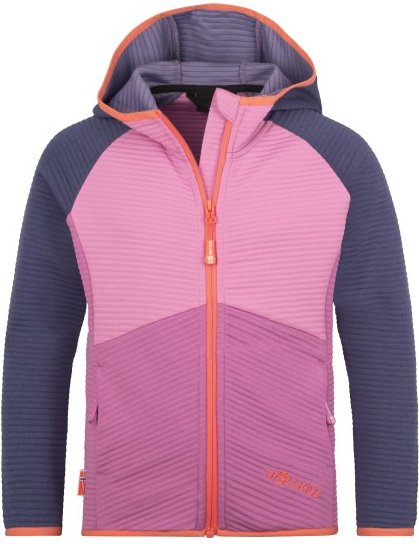 Trollkids - Girl's Sogndal Jacket - Fleecejacke Gr 122 rosa