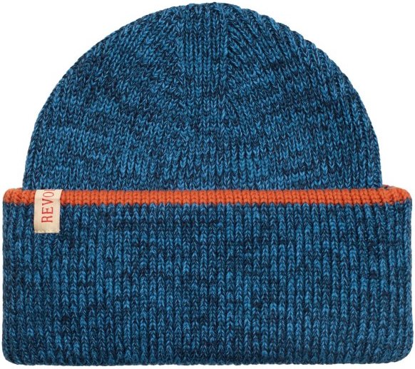 Revolution - Beanie with Big Fold Up - Mütze Gr One Size blau