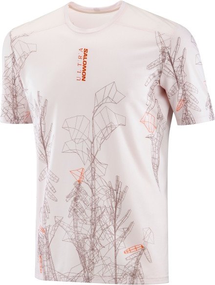 Salomon - S/Lab Ultra Tee AOP - Laufshirt Gr S weiß
