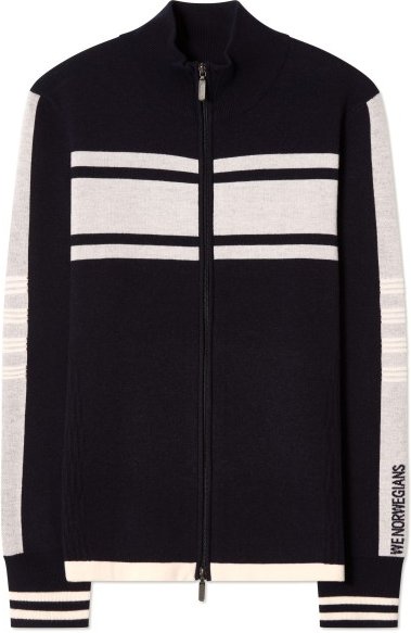 We Norwegians - Rocky FullZip - Merinojacke Gr L schwarz