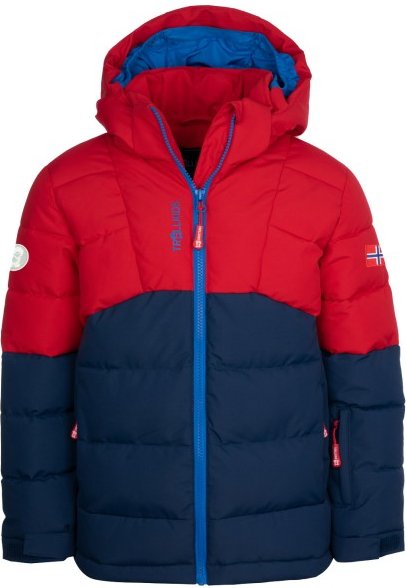 Trollkids - Kid's Gryllefjord Jacket - Winterjacke Gr 116 blau/rot
