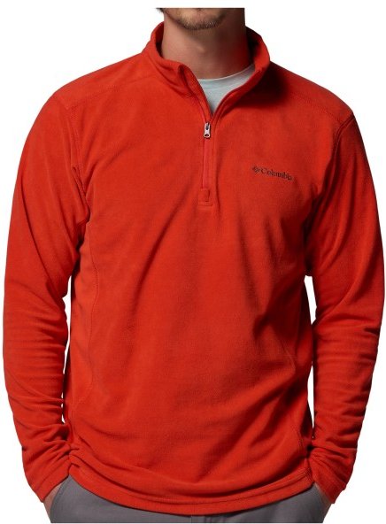 Columbia - Klamath Range II Half Zip - Fleecepullover Gr M rot
