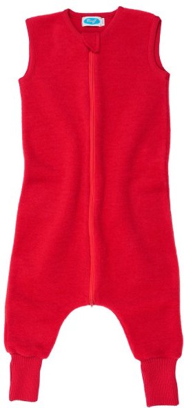 Reiff - Kid's Fleeceschlafsack mit Bein ohne Arm - Kinderschlafsack Gr 74/80 rot