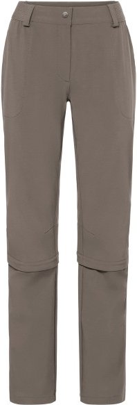 Vaude - Women's Farley Stretch Zip Off Capri Pants - Trekkinghose Gr 34 - Regular grau