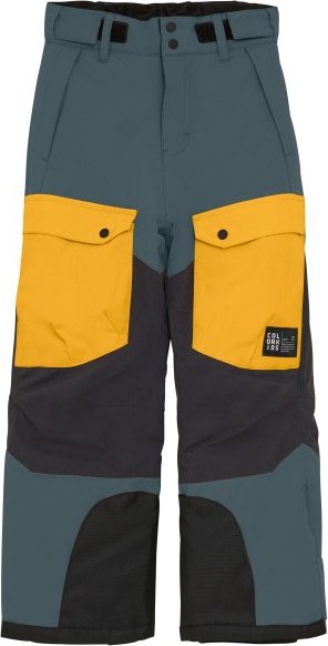 Thumbnail - Color Kids - Junior's Ski Pants Colorblock - Skihose Gr 140 bunt