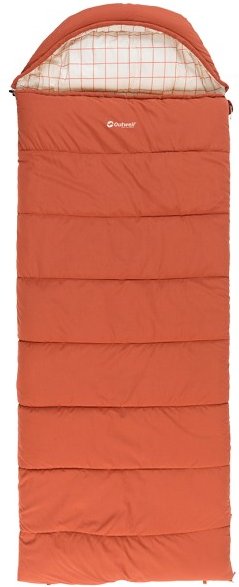 Outwell - Camper Lux - Kunstfaserschlafsack Gr 235 x 90 cm rot