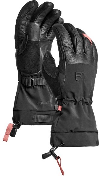Ortovox - Women's Merino Freeride Glove - Handschuhe Gr M grau/schwarz