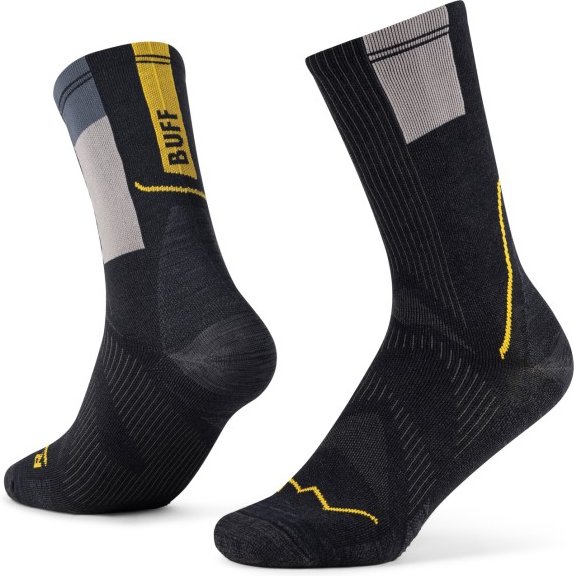 Buff - Coolnet Crew Sock - Laufsocken Gr L - EU: 42-44 schwarz