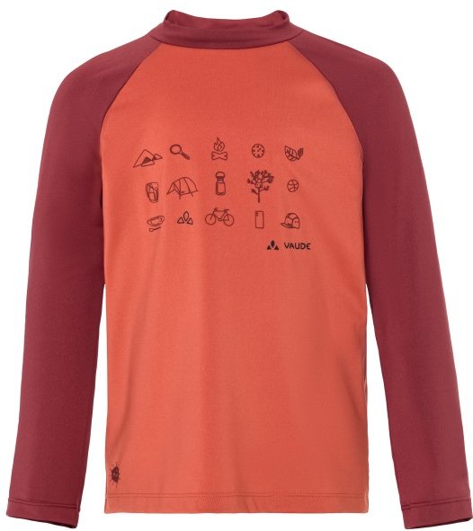 Vaude - Kid's Solaro L/S T-Shirt III - Funktionsshirt Gr 158/164 rot