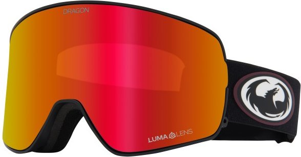 Dragon - NFX2 (VLT 23 + 54%) - Skibrille Gr M rot
