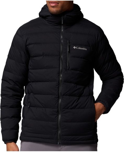 Columbia - Drift Peak Stretch Down Hooded Jacket - Daunenjacke Gr XL schwarz