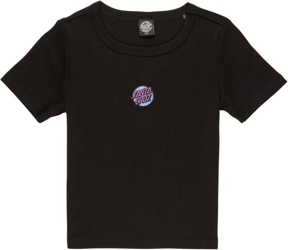 Santa Cruz - Women's Other Dot Emb T-Shirt - T-Shirt Gr 10 schwarz