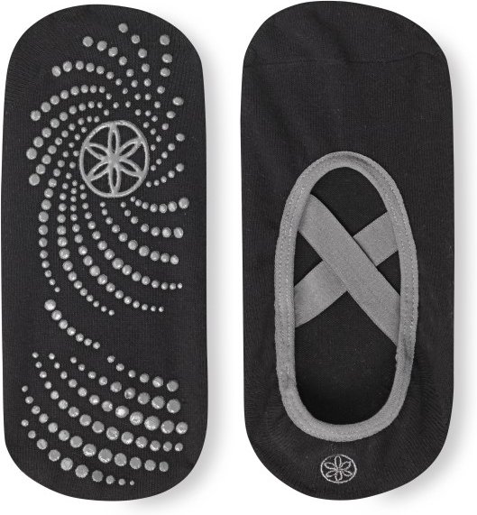 GAIAM - Women's Grippy Yoga Barre Socks - Sonstiges Yogazubehör Gr One Size grau/schwarz