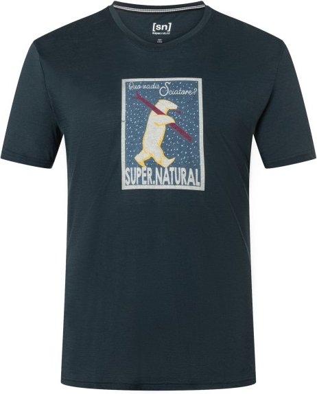 super.natural - Sciatore Tee - T-Shirt Gr XXL blau