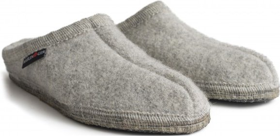 Haflinger - Walktoffel Alaska - Hüttenschuhe Gr 36 grau