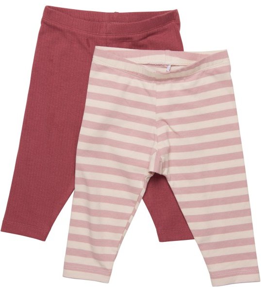 Thumbnail - Minymo - Kid's Leggings (2-Pack) - Leggings Gr 68 rosa