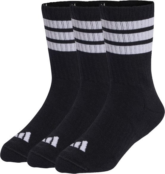 adidas - Kid's 3-Stripes Concept Crew 3-Pack - Multifunktionssocken Gr 28-30 schwarz