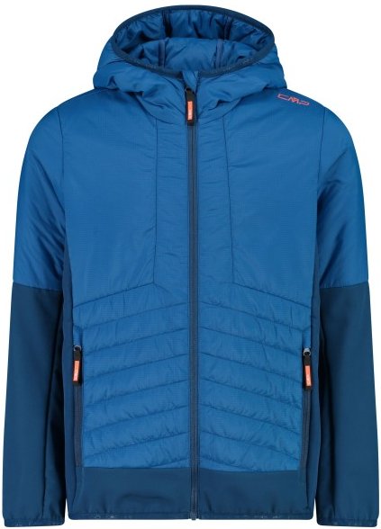 CMP - Kid's Hybrid Jacket Fix Hood Ripstop - Kunstfaserjacke Gr 110 blau