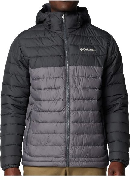 Columbia - Powder Lite II Hooded Jacket - Kunstfaserjacke Gr M grau