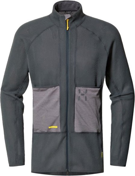 Haglöfs - L.I.M ZT II Air Mid - Fleecejacke Gr S grau