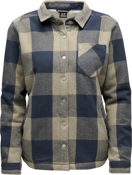 Black Diamond - Women's Project Lined Flannel - Hemd Gr M grau