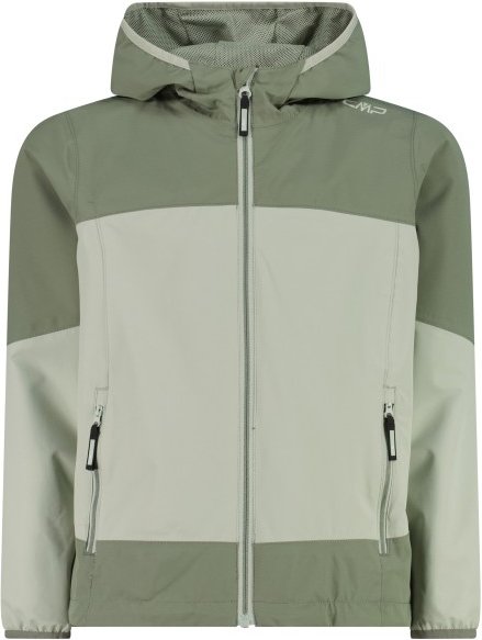 CMP - Girl's Jacket Fix Hood Ripstop - Regenjacke Gr 128 grau/oliv