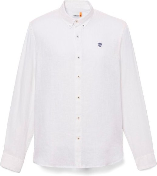 Thumbnail - Timberland - Mill Brook Linen Shirt - Hemd Gr M weiß