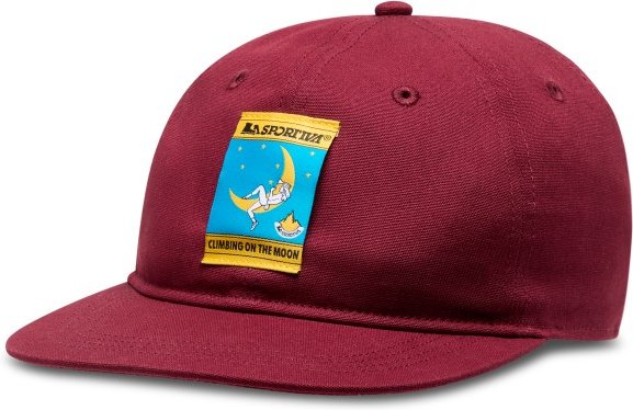 La Sportiva - Climbing On The Moon Hat - Cap Gr L/XL - 59 cm rot