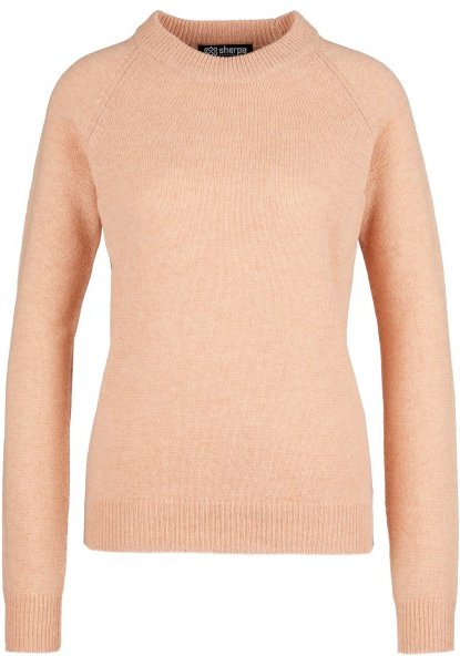 Sherpa - Women's Solid Dumji Crew - Merinopullover Gr M beige