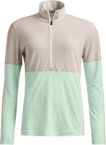 Ortovox - Women's 185 Rock'N'Wool Zip Neck - Merinounterwäsche Gr XS grün