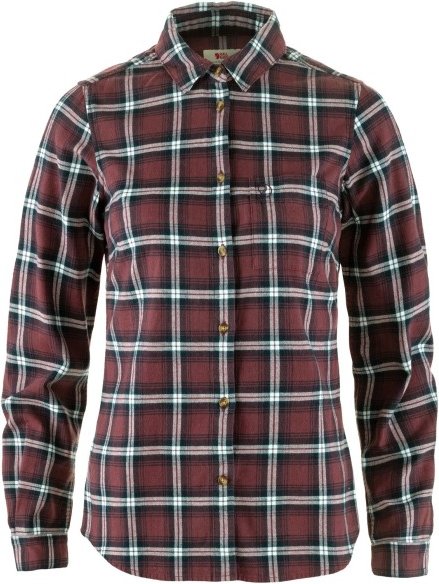 Fjällräven - Women's Övik Flannel Shirt - Hemd Gr L grau