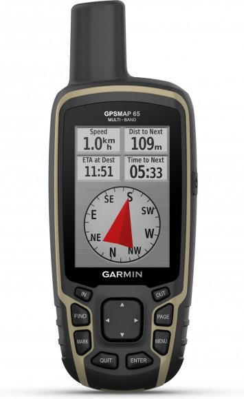 Garmin - GPSMAP 65 - GPS-Gerät schwarz/ beige
