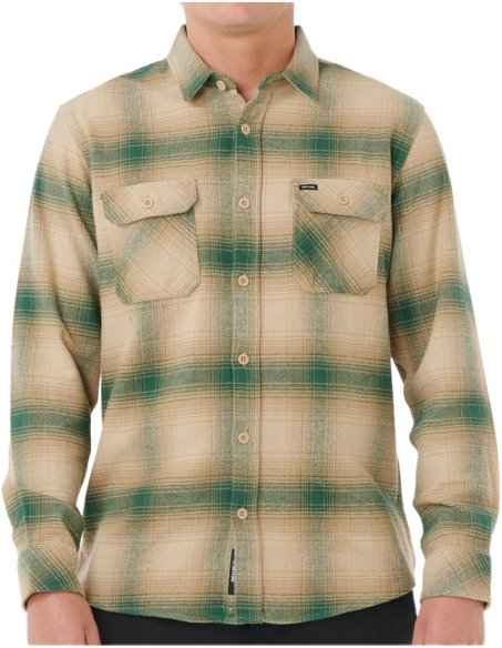 Thumbnail - Rip Curl - Count Flannel Shirt - Hemd Gr XL beige
