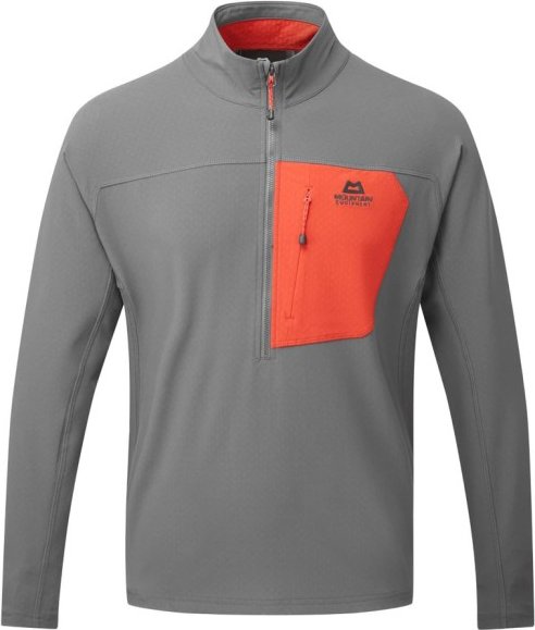 Mountain Equipment - Arrow 1/4 Zip - Softshelljacke Gr M grau
