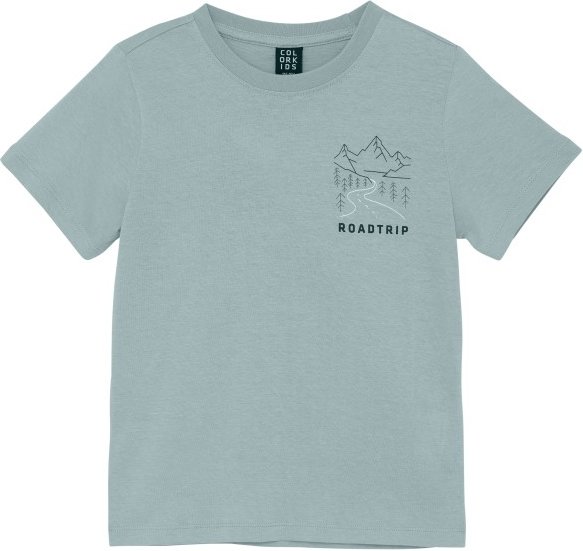 Color Kids - Kid's T-Shirt with Print S/S 742675 - T-Shirt Gr 92 türkis