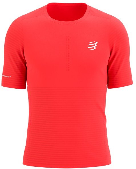 Compressport - Pro Racing S/S T-Shirt - Laufshirt Gr S rot