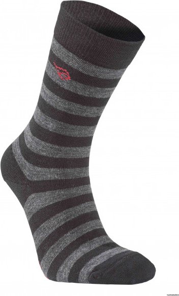 Ivanhoe of Sweden - Wool Sock Stripe - Merinosocken Gr 43-46 grau