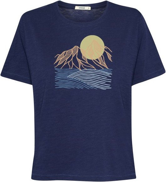 GreenBomb - Women's Mountain Scenery Nova - T-Shirt Gr XS blau